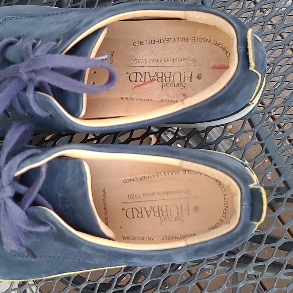 Samual Hubbard Hubbard Free Original UnSneaker Navy Nubuck Mens 11 - Picture 4 of 7